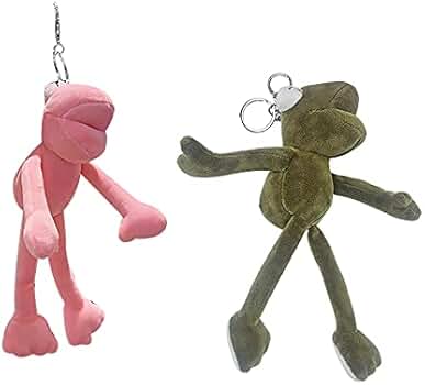 カエルキャラクターキーホルダー2個セット カエル キーホルダー 2個セット マスコット ぬいぐるみ 韓国人気